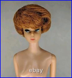 Vtg 1963 Bubblecut Barbie Titian Redhead UNTOUCHED Orig Paint Midge Body Japan