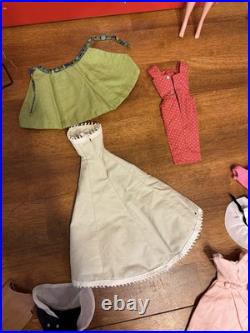 Vtg 1963 Mattel Barbie & Midge Dolls Clothes Lot Case 60's Red Japan Nurse READ Vtg 1963 Mattel Barbie & Midge Dolls Clothes Lot Case 60's Red Japan Nurse READ