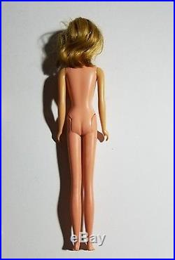 Vtg 1965 BARBIE STRAIGHT LEG FRANCIE Ash Blonde Original Swimsuit & Box Japan