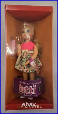 Vtg 1965 Tutti Doll Barbie & Skipper's Tiny Sister Mattel #3580 MIB & SEALED Vtg 1965 Tutti Doll Barbie & Skipper's Tiny Sister Mattel #3580 MIB & SEALED