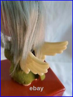 Vtg. 1967 Kamar Japan PRE BLYTHE Big Eyed Doll angel Christmas ornament