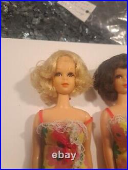 Vtg 1970 TNT Barbie Francie Dolls With Original Swimsuit Sold Separately