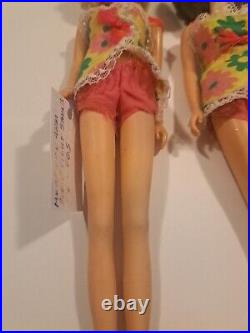 Vtg 1970 TNT Barbie Francie Dolls With Original Swimsuit Sold Separately