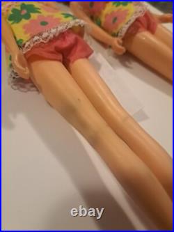 Vtg 1970 TNT Barbie Francie Dolls With Original Swimsuit Sold Separately