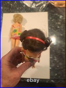 Vtg 1970 TNT Barbie Francie Dolls With Original Swimsuit Sold Separately