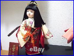 Vtg. 2 beautiful Japanese KImono girls/ichimatsu ningyo/Geisha doll/bijin/taiko