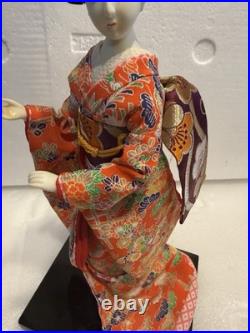 Vtg Asian Japanese Geisha Doll Figure Statue Display Kimono Vtg Asian Japanese Geisha Doll Figure Statue Display Kimono