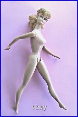 Vtg Barbie Doll Blonde Ponytail number 5