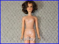 Vtg Barbie Francie Brunette Curly Flip Twist N Turn TNT Doll 1969 Japan #1170