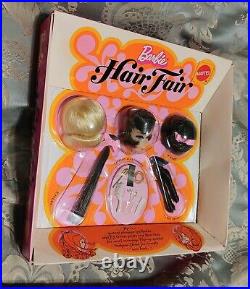 Vtg Barbie HAIR FAIR BRUNETTE (1970) NIP NRFB -RARE & HTF, BOX IN GREAT SHAPE