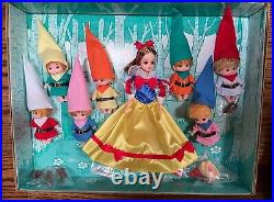 Vtg Extremely Rare Takara Snow White Jenny & Seven Dwarfs Dolls NRFB-1992-Japan