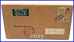 Vtg. Japanese Geisha Doll In The Original Mailing Box And Slip From Tokyo 1959