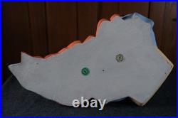 Vtg Japanese Hakata Doll by Araki Tattoo Artist Geisha Girl Figurine Glass Base