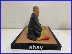 Vtg Japanese Hakata Urasaki Doll Ceramic Golden Wedding Couple Sitting Figurine