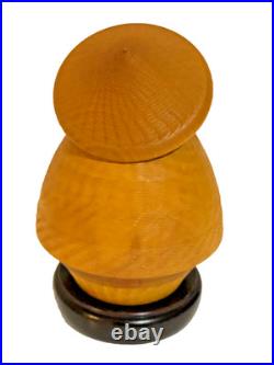 Vtg Japanese Kokeshi Doll by Master Sansaku Sekiguchi Fellow Traveler withStand