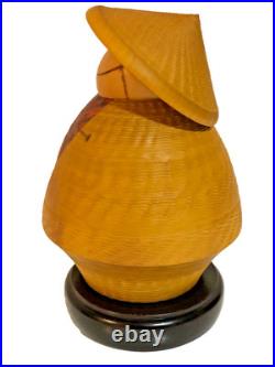 Vtg Japanese Kokeshi Doll by Master Sansaku Sekiguchi Fellow Traveler withStand