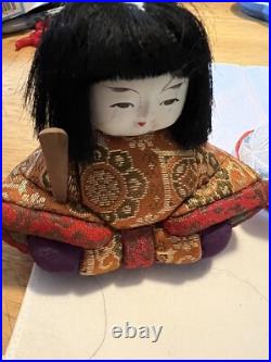 Vtg Kimekomi Dolls Japan Silk