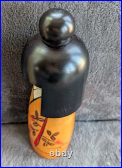 Vtg Kokeshi Doll Peace Yasuragi Miyashita Hajime Sosaku Style 9 Gunma Pref