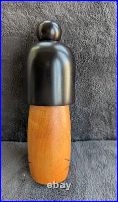 Vtg Kokeshi Doll Peace Yasuragi Miyashita Hajime Sosaku Style 9 Gunma Pref BX