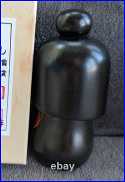 Vtg Kokeshi Dolls Set of 2 Miyashite Hajime Creative Camellia Garden 1960s Box