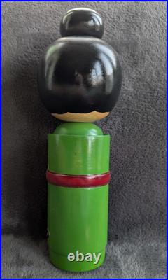 Vtg Kokeshi Love Spring Signed Torao Hosaka Large 12 Top Knot IOB Mint 60s