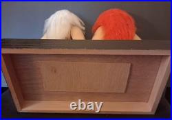 Vtg Master Craftsman Morita Reimei Japanese Echizen Bamboo Dolls Fukui Kijo