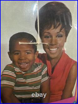 Vtg. Mattel 1968 Diahann Carrol as Julia Nurse Doll Sealed Box WithTear LOOK