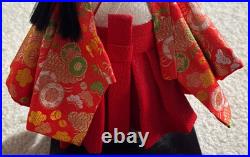 Vtg Pair Of Japanese Ichimatsu Dolls Handmade Elaborate Kimonos Fabulous Fabric