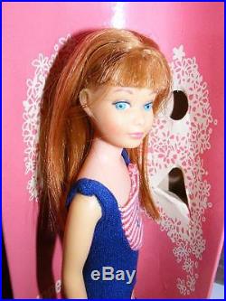 Vtg SKIPPER Titian PINK BODY w BOX XTRA Long Red HAIR Bendable LEG Japan Barbie