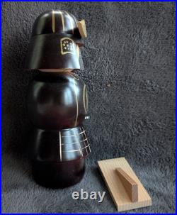 Vtg Samurai Kokeshi Eye Patch Creative Aoki Geika Reg # 347116 Orig Box