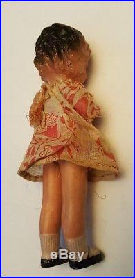Vtg Shirley Temple 30's Antique 6 Japan Composition Doll Rare One Of A Kind