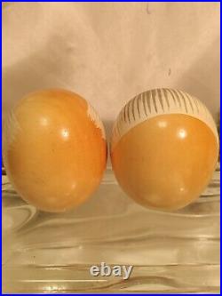 Vtg. Sosaku Kokeshi dolls set of 2 Rare 2 1/2x 2 1/2 excellent condition