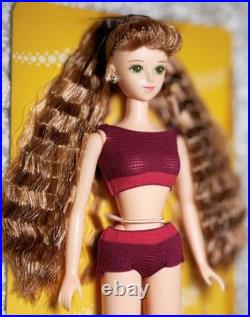 Vtg TAKARA-BAKO Japan Jenny Friend LINA Original Doll 1992 Ponytail Licca Barbie