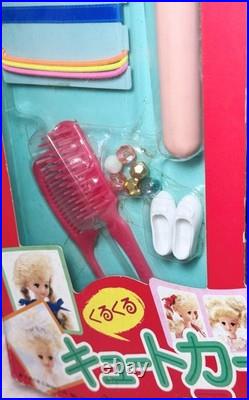 Vtg Takara Japan Cute Curl JENNY Doll Curly Hair Play 11 Barbie Box 1993