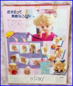 Vtg Takara Japan Cute Curl JENNY Doll Curly Hair Play 11 Barbie Box 1993