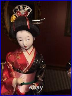 Vtg Traditional Japanese Dolls Kimono Oyama Geisha Maiko JAPAN 16