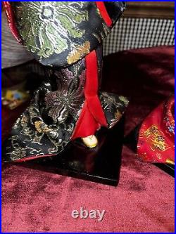 Vtg Traditional Japanese Dolls Kimono Oyama Geisha Maiko JAPAN 16