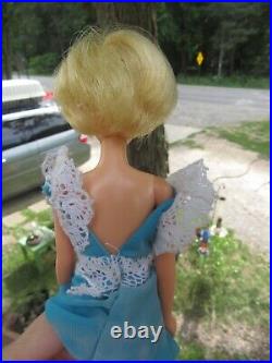 Vtg Twist N Turn Francie Doll #1122 Hair Happenins Original Outfit Blonde