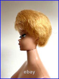 White Ginger Bubble Cut Barbie Doll Vintage #850 Pink Lips Mattel Japan 1960