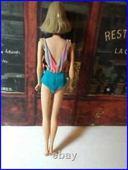 Xtra Long Hair American Girl Barbie Ash Blonde Vintage Doll Org Bendable Leg Box