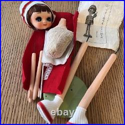 Yoshitoku Vintage 1960s Japanese Anime Big Eye Mod Fashion Doll Kits New