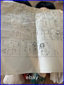 Yoshitoku Vintage 1960s Japanese Anime Big Eye Mod Fashion Doll Kits New